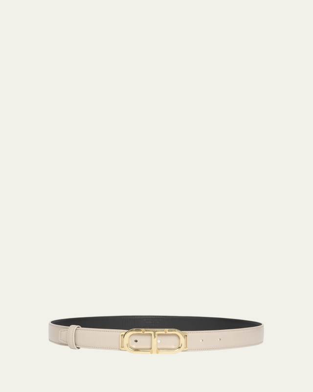 Box Palmellato Leather Belt